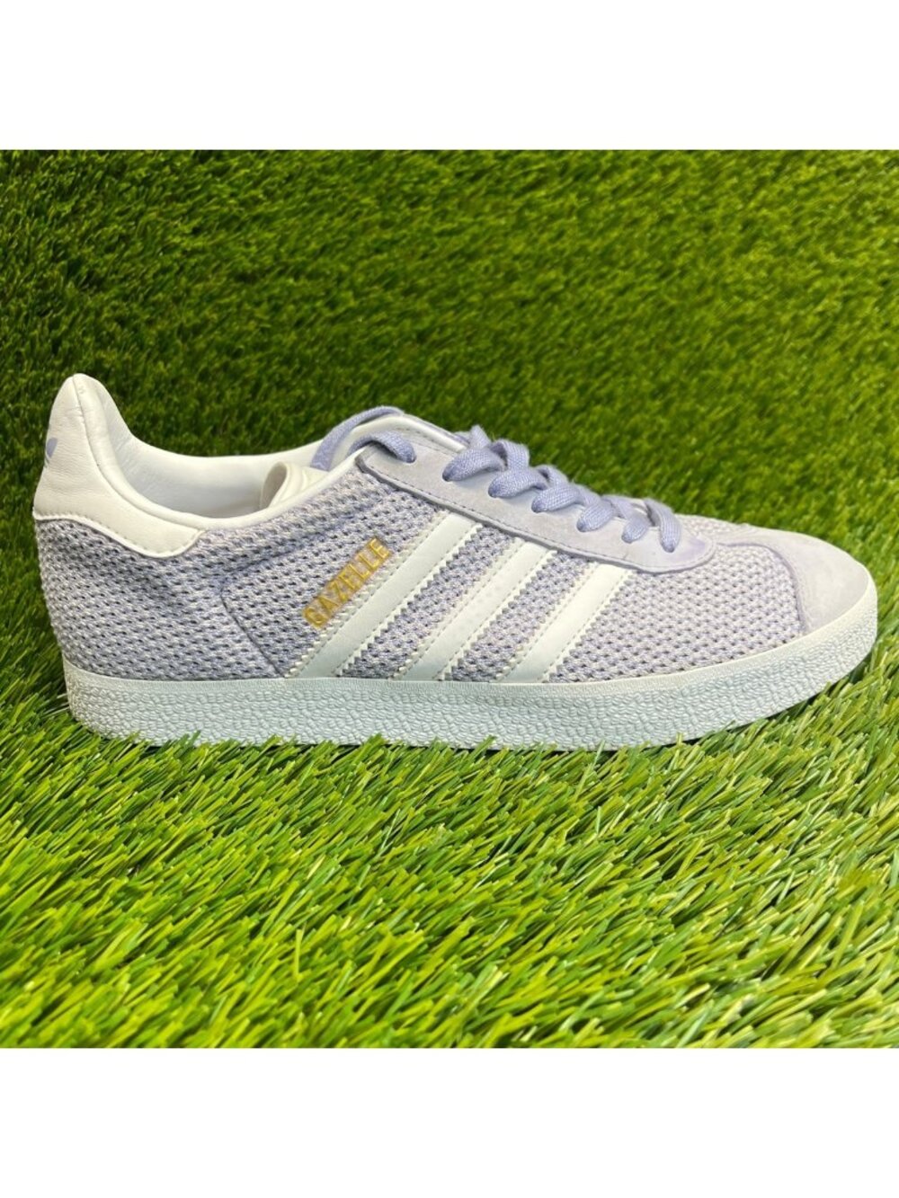 Adidas Originals Gazelle Easy Purple Womens Size 7 Athletic Skate Shoes Sneakers